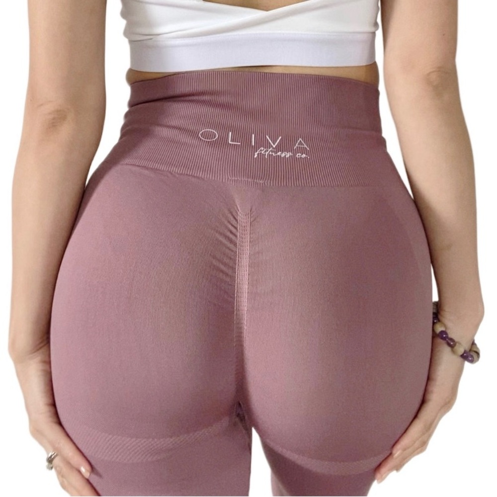 Rose Pink Contour Leggings